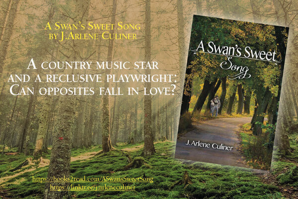 Peek behind the cover of A Swan's Sweet Song by J Arlene Culiner@JArleneCuliner #RLFblog #ContemporaryRomance